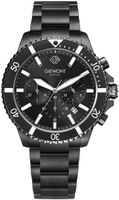 Zegarek Męski Giewont Chronograph Sapphire Czarny GW3970-B4