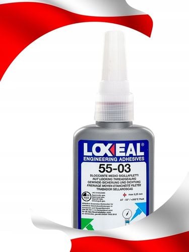 KLEJ DO GWINTÓW NIEBIESKI DO USZCZELNIANIA ŚRUB LOXEAL 55-03 50 ml na Arena.pl