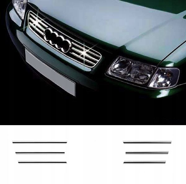 AUDI A3 8L 96- Listwy CHROM GRILL na atrape Tuning zdjęcie 1