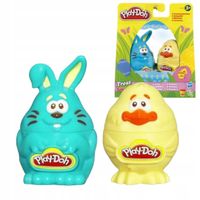 PLAY DOH CIASTOLINA ZESTAW JAJKA WIELKANOCNE ZAJĄC I KURCZAK 2 TUBY