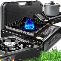 KUCHENKA GAZOWA NA KARTUSZE TURYSTYCZNA PRZENOŚNA WALIZKA REDUKCJA NA BUTLE