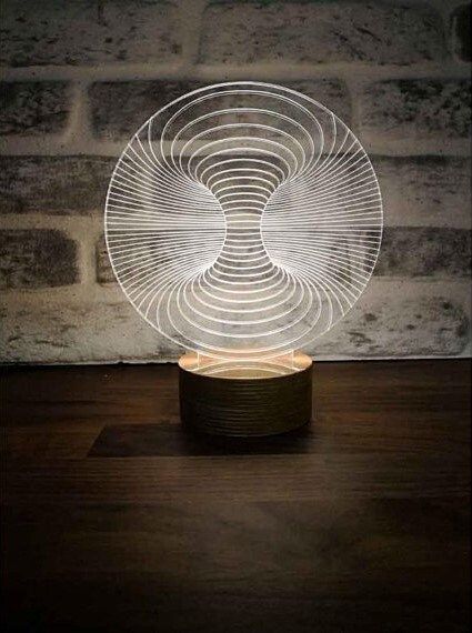 Lampa 3D z Akrylu | Magiczne Oświetlenie zdjęcie 2