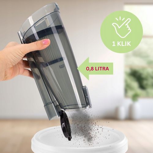 ODKURZACZ 2-w-1 RĘCZNY PIONOWY lekki MOCNY AKCESORIA filtr HEPA KAMILLE na Arena.pl