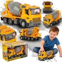 Ciężarówka betoniarka dla dzieci auto budowlane dźwięk ruchomy bęben 227B