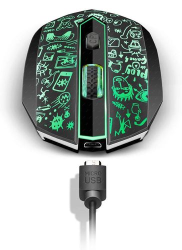 Mysz Connect IT Doodle 2 Wireless (CMO-3510-BK) Czarna na Arena.pl