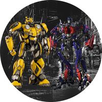 Opłatek na tort Transformers Robot Humanoidalny Samochodowy Urodziny