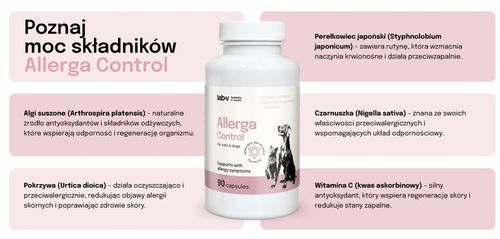 Lab-V ALLERGA CONTROL 90 kapsułek na Arena.pl