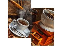 60X60CM ŚWIAT KAWOSZA DWU OBRAZ ŚCIAN