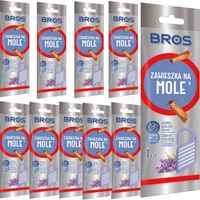 BROS Zawieszka na mole odzieżowe, ubraniowe lawendowa 10 SZTUK