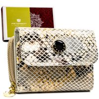 portfel damski skórzany ptn 423229-sfl-6211 beige