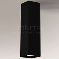 Spot LAMPA sufitowa KOBE 1173 Shilo prostokątna OPRAWA metalowa downlight czarny