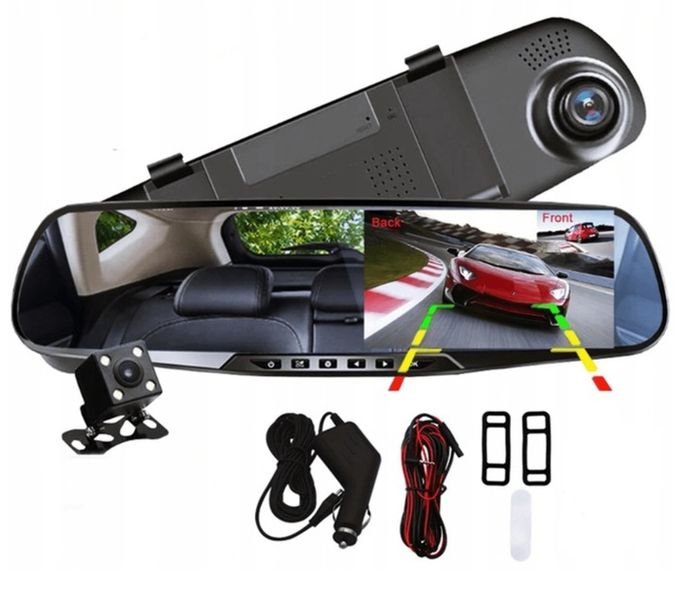 WIDEOREJESTRATOR KAMERA COFANIA LUSTERKO FULL HD zdjęcie 2