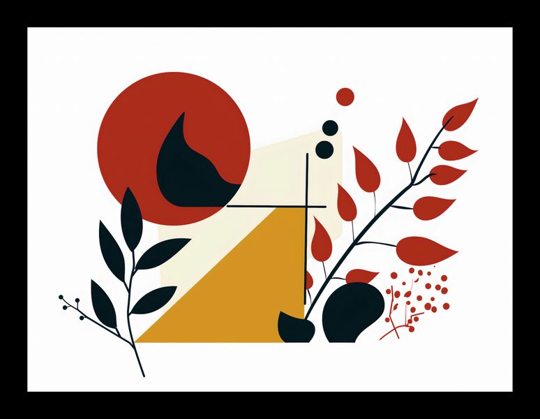 Plakat 20x15cm Ogień i Flora zdjęcie 2