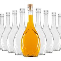 50x BUTELKA ICONA 500 ML NA NALEWKI SOK Z KORKIEM