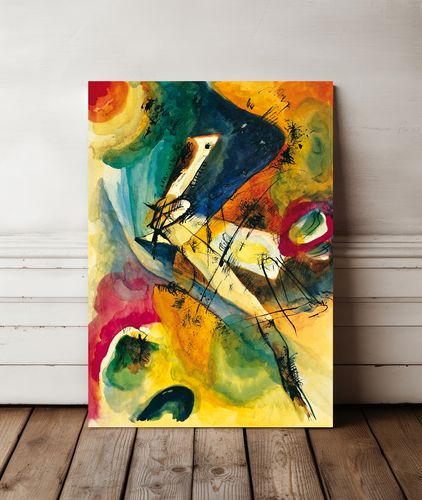 Obraz na płótnie Kandinsky abstrakcja 50x70 cm na Arena.pl
