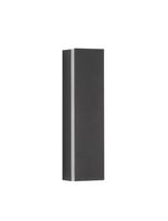 Prostokątna lampa ścienna Cerro do pokoju LED 12W 3000K czarna