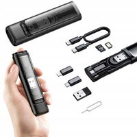 MCDODO PODRÓŻNY ZESTAW KABLI ADAPTERÓW USB DO TELEFONU KOMPUTERA Z ETUI 9W1