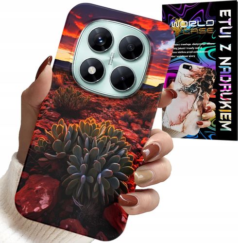 ETUI DO XIAOMI NOTE 14 PRO+ 5G - MEKSYKAŃSKA PUSTYNIA WIDOKI CASE + SZKŁO na Arena.pl