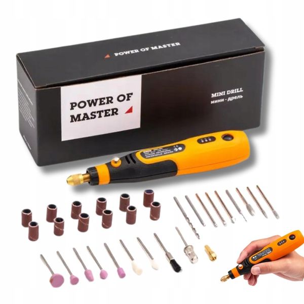 MINI ELEKTRYCZNA SZLIFIERKA WIERTARKA ELEKTRYCZNA POMARAŃCZOWA zdjęcie 2