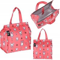 NILS CAMP Duża Torba Termiczna 5L na Piknik Kemping Podróże WZÓR RABBIT