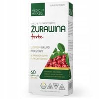 Medica Herbs ŻURAWINA FORTE Ekstrakt 60k Układ moczowy ODPORNOŚĆ Krążenie
