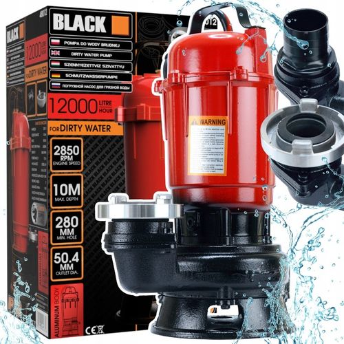 POMPA DO WODY BRUDNEJ SZAMBA Z MŁYNKIEM Z FAST TIX W ZESTAW 11M KABEL na Arena.pl