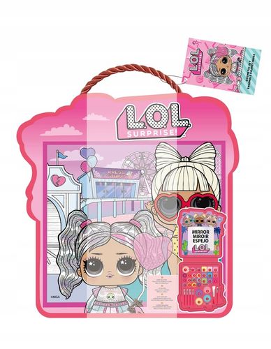 LOL SURPRISE! MEGA PALETA KOSMETYKÓW DO MAKIJAŻU W ETUI NA PREZENT + GRATIS na Arena.pl