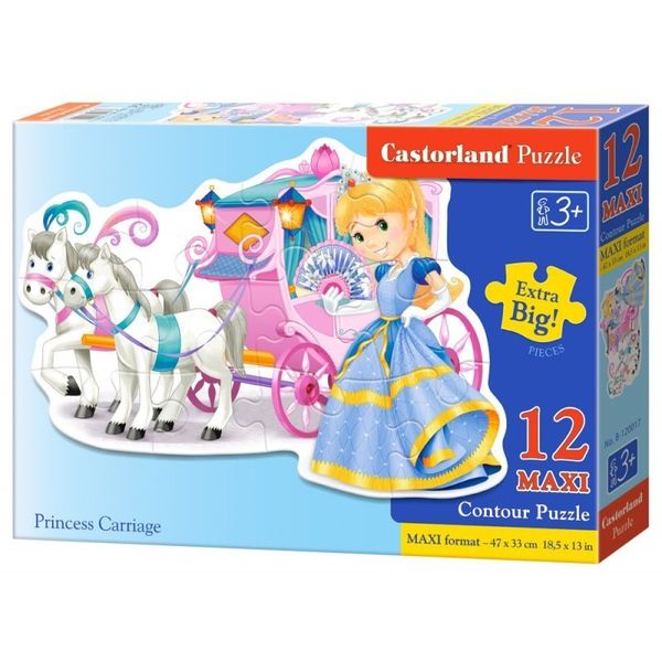Puzzle 12 el.princess carriage CASTOR zdjęcie 1
