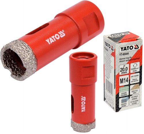 DIAMENTOWE WIERTŁO DO GRESU 20MM YATO na Arena.pl