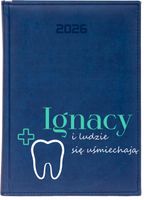 KALENDARZ A5 2026 DZIENNY terminarz z nadrukiem DLA DENTYSTY + IMIĘ