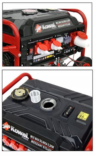 PROFESJONALNY AGREGAT PRĄDOTWÓRCZY 5,2kW prądu AVR+ MIEDZIANY STOJAN na Arena.pl