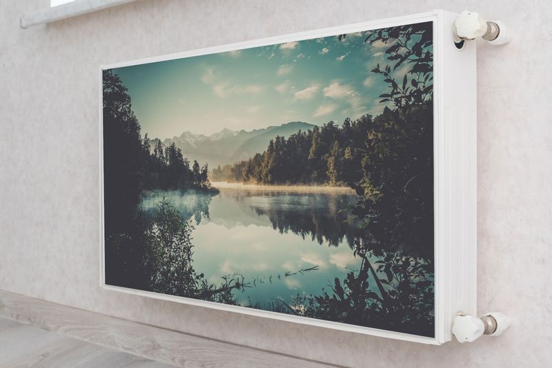 MASKOWNICA Magnetyczna Na Grzejnik Górskie Jezioro Natura 110cm x 60cm zdjęcie 4