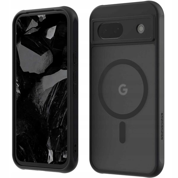 Spacecase Hybrid Mag Google Pixel 8A Black zdjęcie 5