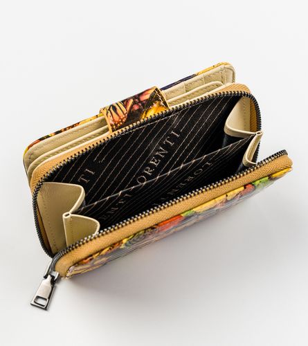 skórzany portfel damski w motyle - lorenti na Arena.pl