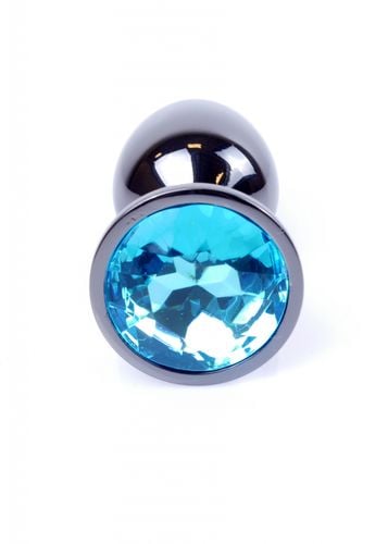 plug jewellery dark silver plug  light blue na Arena.pl