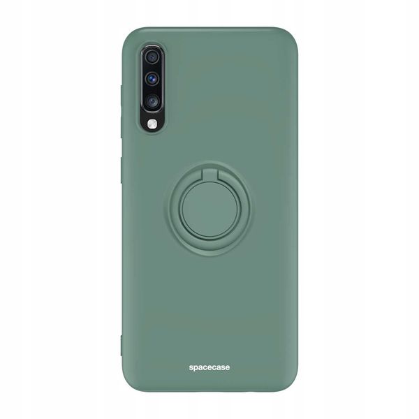 Spacecase Silicone Ring Galaxy A70 Dark Green zdjęcie 7