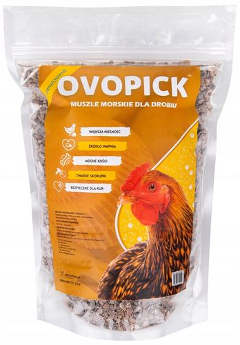 OVOPICK 10 kg+GRATIS muszle morskie dla kur niosek na Arena.pl