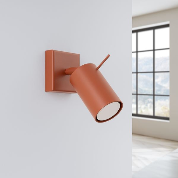 Kinkiet RING ochra czerwona zdjęcie 2