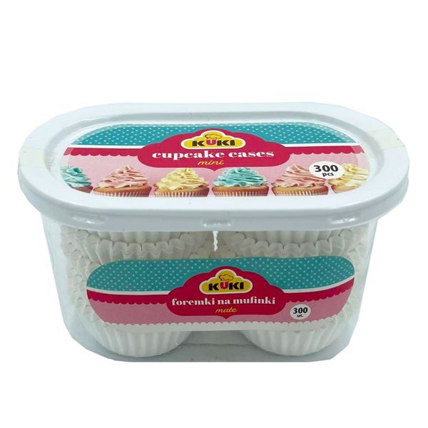 KUKI Foremki-papilotki na muffinki 1op.-300szt (mini) zdjęcie 1