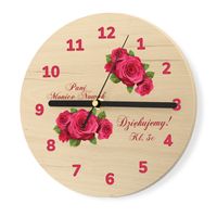 ZEGAR z NADRUKIEM NAUCZYCIEL PREZENT KONIEC ROKU