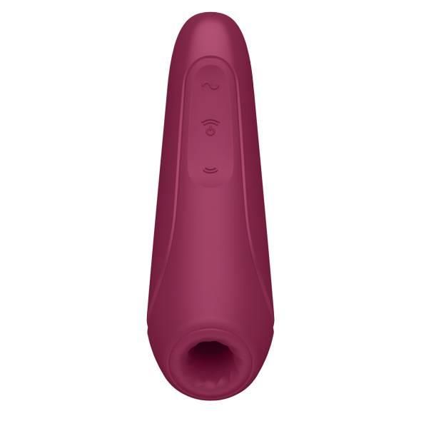 Wibrator - Curvy 1+ Air Pulse Stimulator + Vibration Rose Red zdjęcie 4