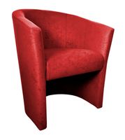 Fotel CLUB Mikrofaza 8 czerwony