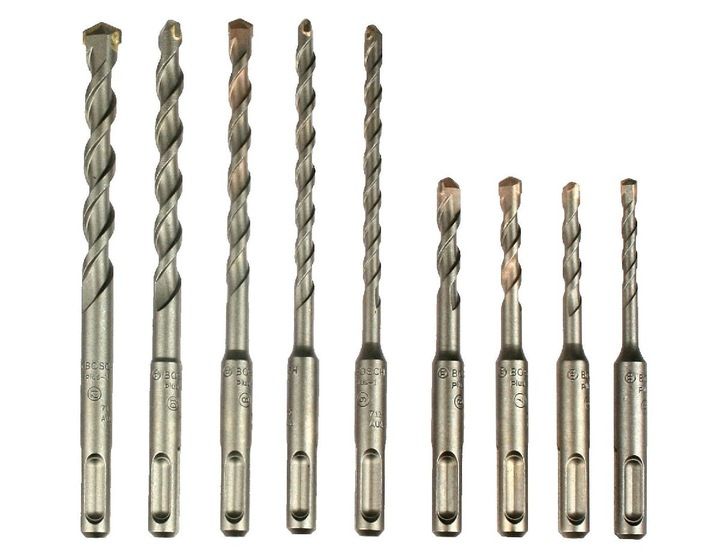 ZESTAW 11 WIERTEŁ i DŁUT SDS-Plus BOSCH w walizce zdjęcie 3