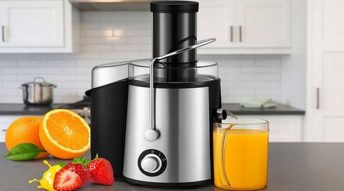 Sokowirówka MEMFLOW WYCISKARKA DUŻY OTWÓR 7CM POJEMNIK 500ML 800 W na Arena.pl