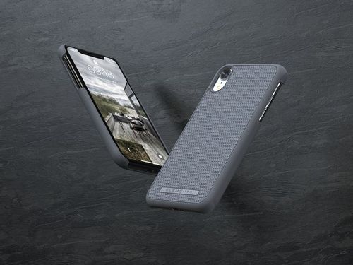 Materiałowe etui do iPhone XR (Mid Grey) na Arena.pl