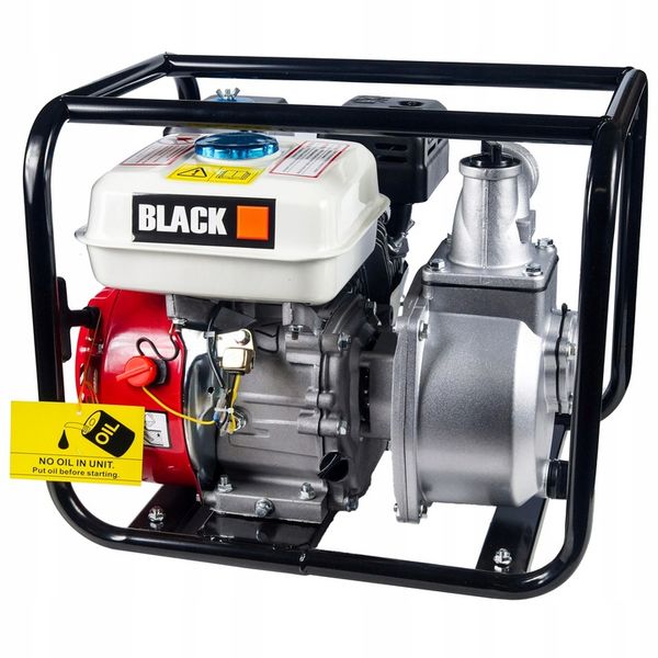 POMPA DO WODY SPALINOWA MOTOPOMPA 2" CALE 5200W + OSPRZĘT BLACK zdjęcie 3
