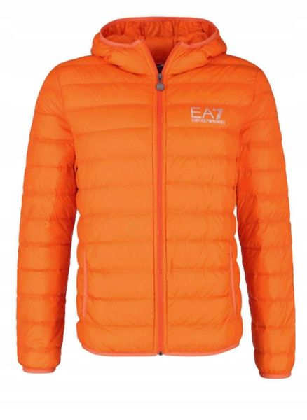 EA7 Kurtka Regular Fit POMARAŃCZOWY M zdjęcie 4