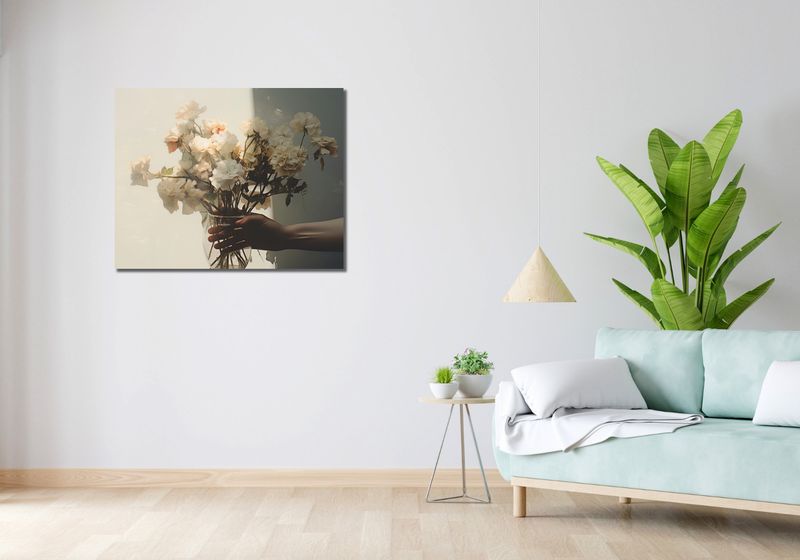 Obraz 90x70cm Ulotne Piękno Bukietu zdjęcie 2
