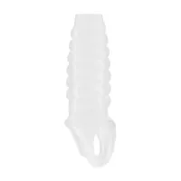 shots no.21 przedłużacz anatomiczny tpe czarny/szary/przezroczysty