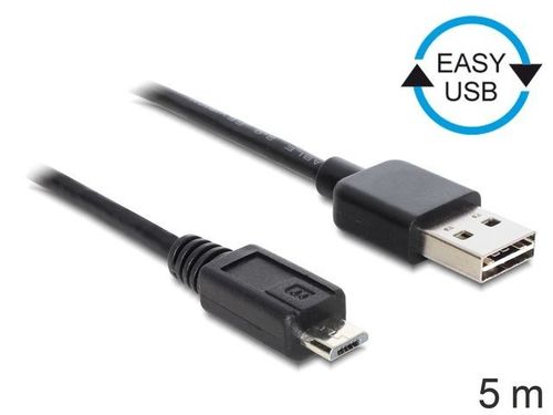 Delock Kabel USB Micro AM-MBM5P EASY-USB 5m na Arena.pl